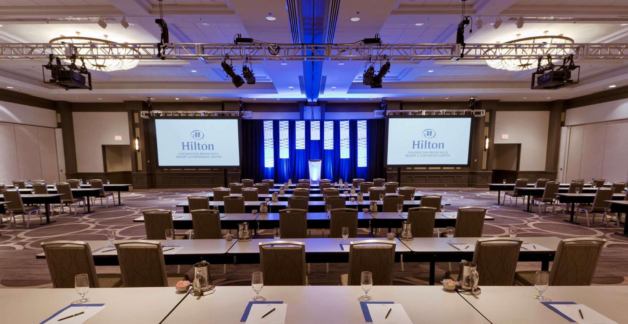 Hilton Chicago Oak Brook Hills Resort y Centro de Conferencias Exterior foto